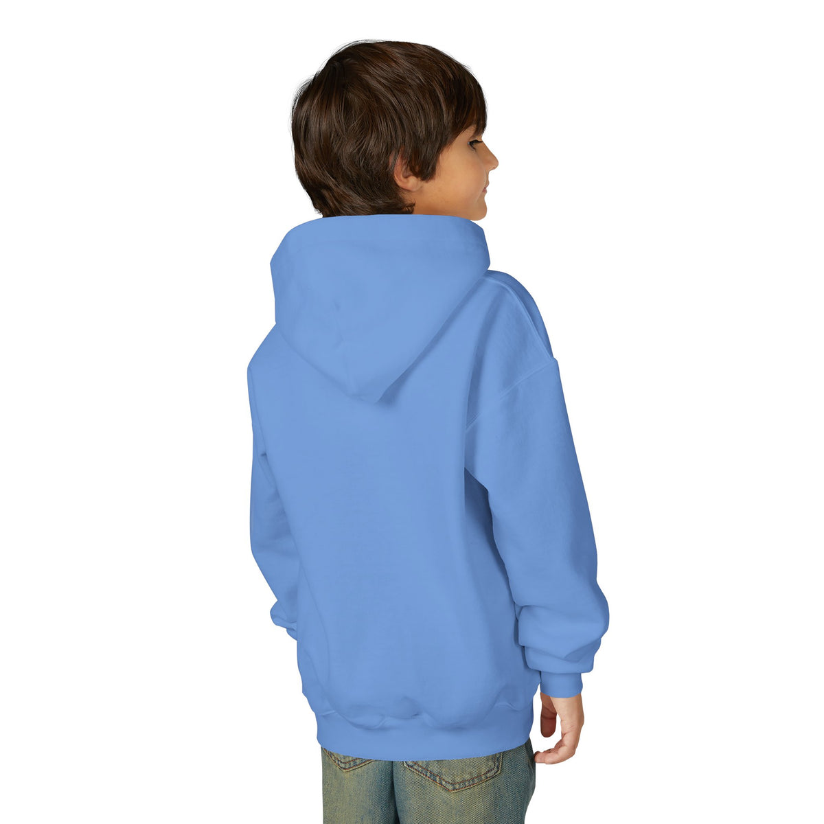 HALLOWEEN Youth Hoodie — Cozy Autumn Cabin Night Illustration