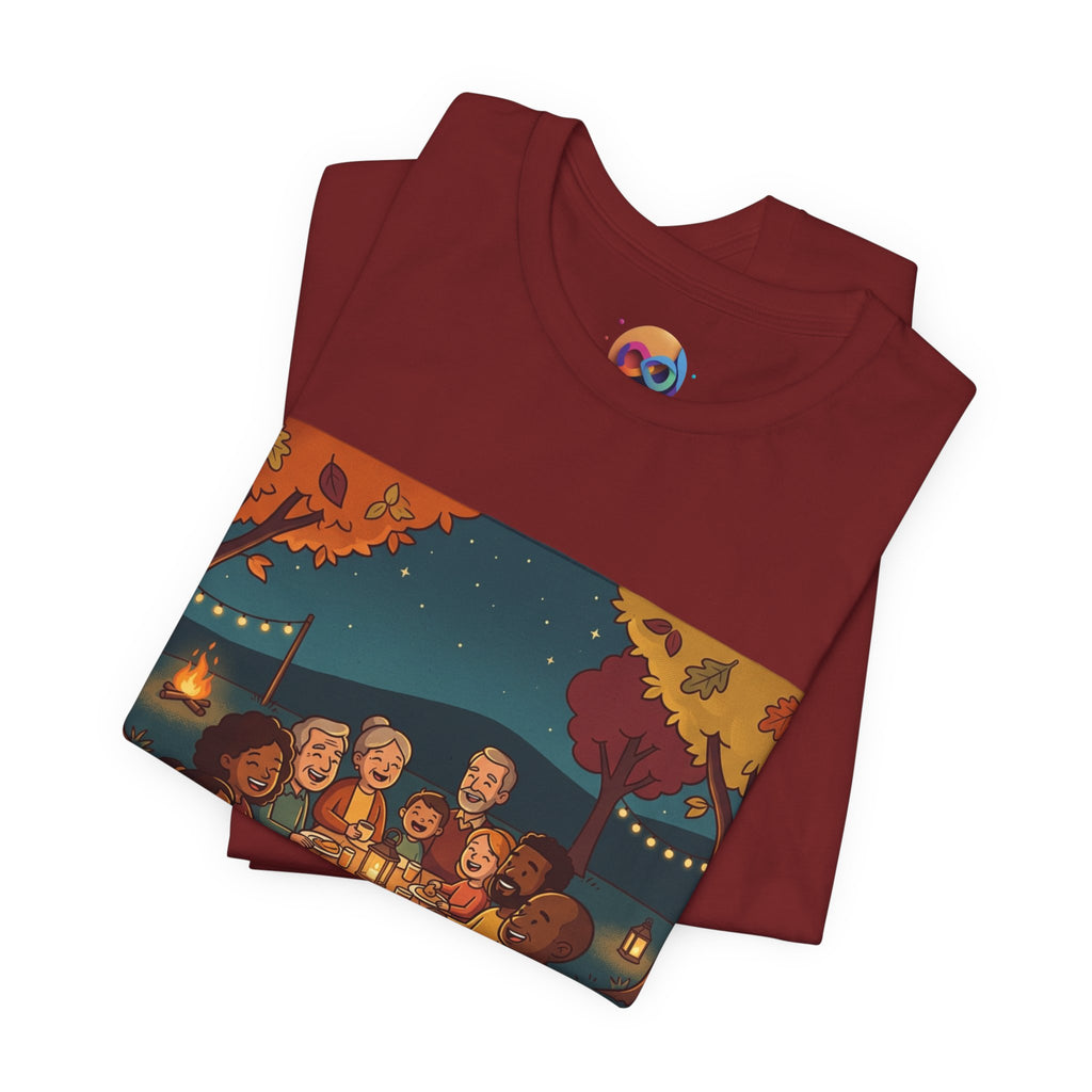 Gather Together T‑Shirt — Cozy Autumn Family Dinner Tee