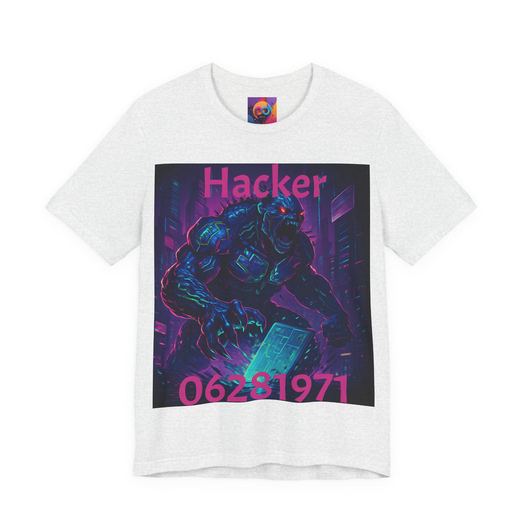 Monster Graphic Tee — '06/28/1971.' Dark Creature Illustration