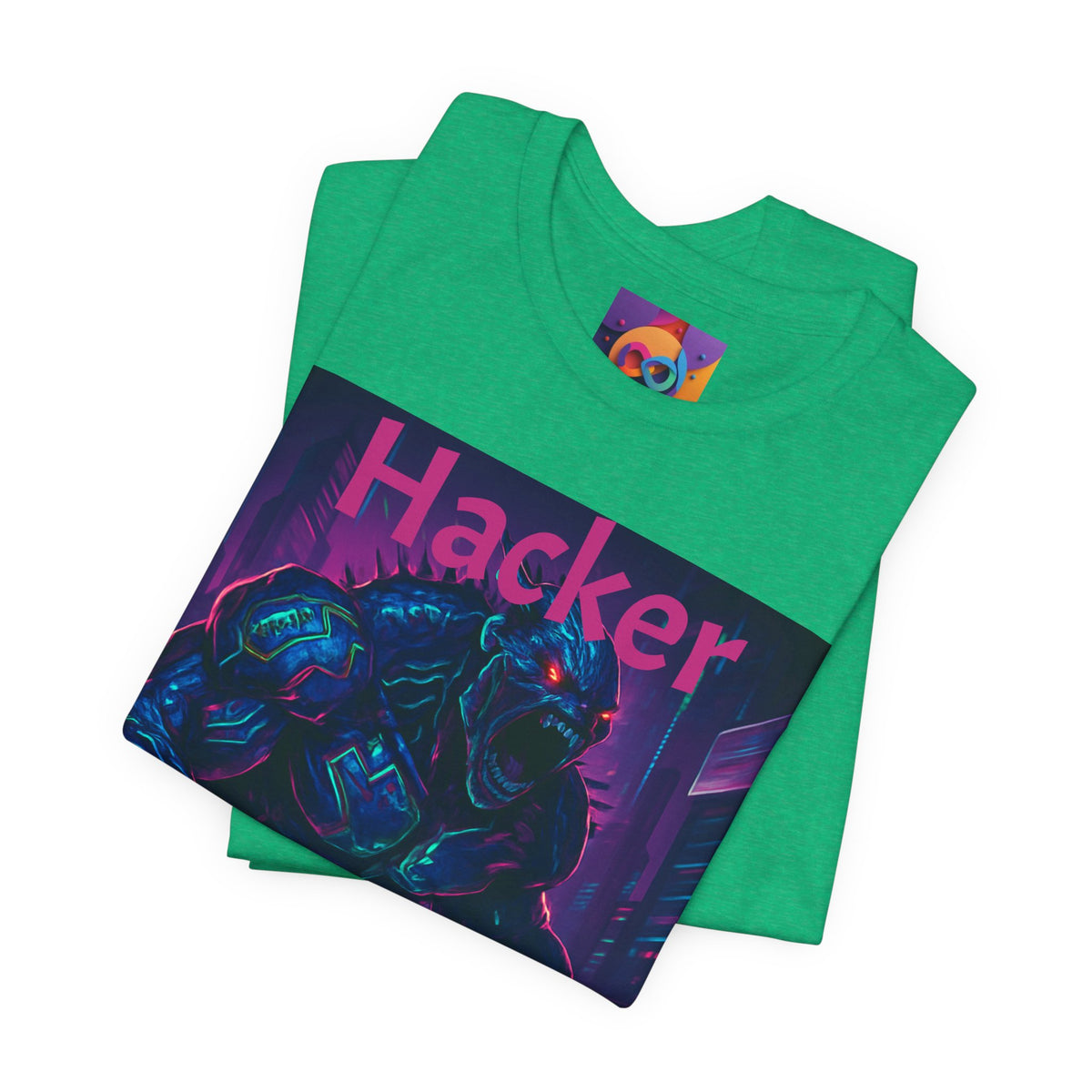 Monster Graphic Tee — '06/28/1971.' Dark Creature Illustration