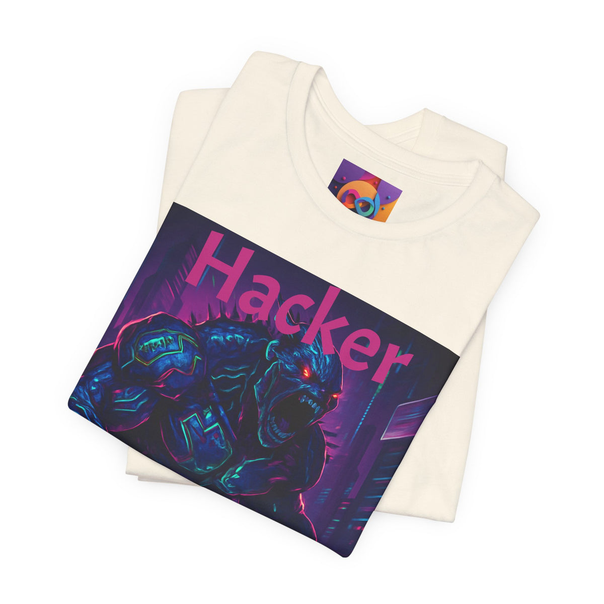 Monster Graphic Tee — '06/28/1971.' Dark Creature Illustration