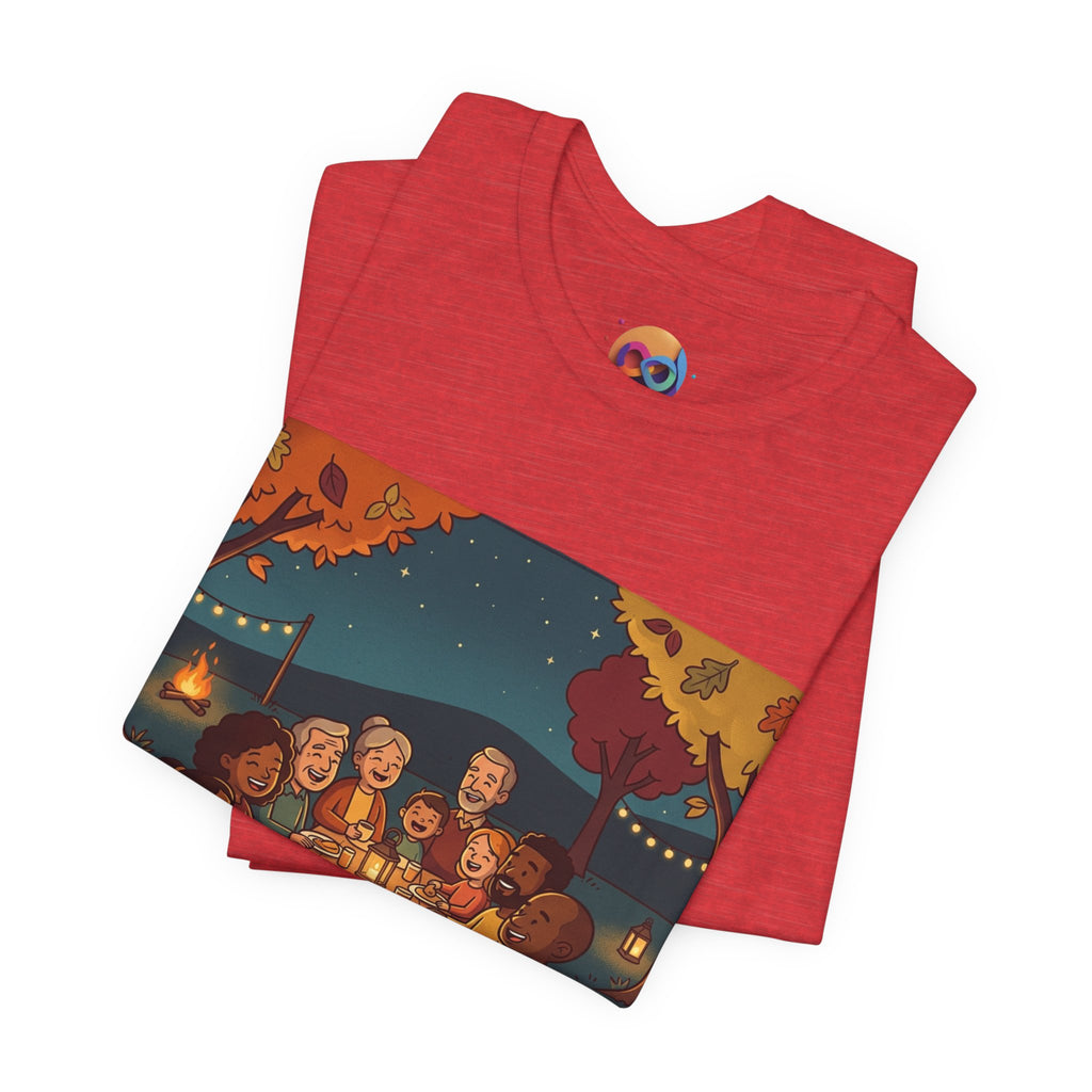 Gather Together T‑Shirt — Cozy Autumn Family Dinner Tee