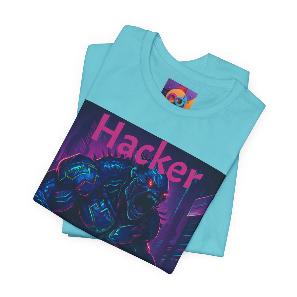 Monster Graphic Tee — '06/28/1971.' Dark Creature Illustration
