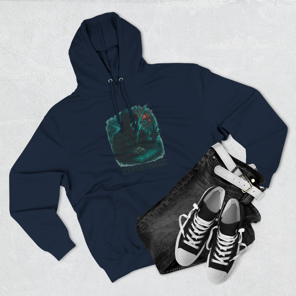 HALLOWEEN Cyberphage Graphic Hoodie | Cozy Fleece Sweatshirt.