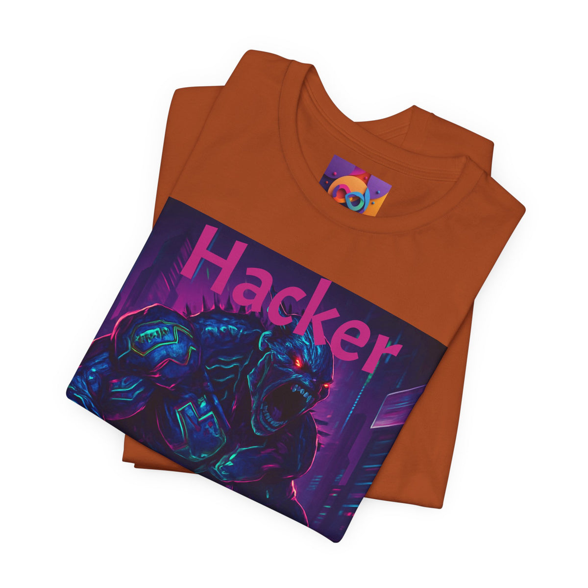 Monster Graphic Tee — '06/28/1971.' Dark Creature Illustration