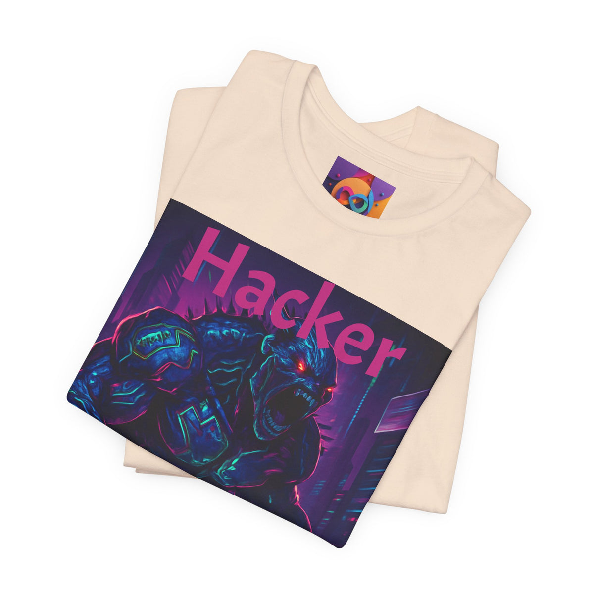 Monster Graphic Tee — '06/28/1971.' Dark Creature Illustration