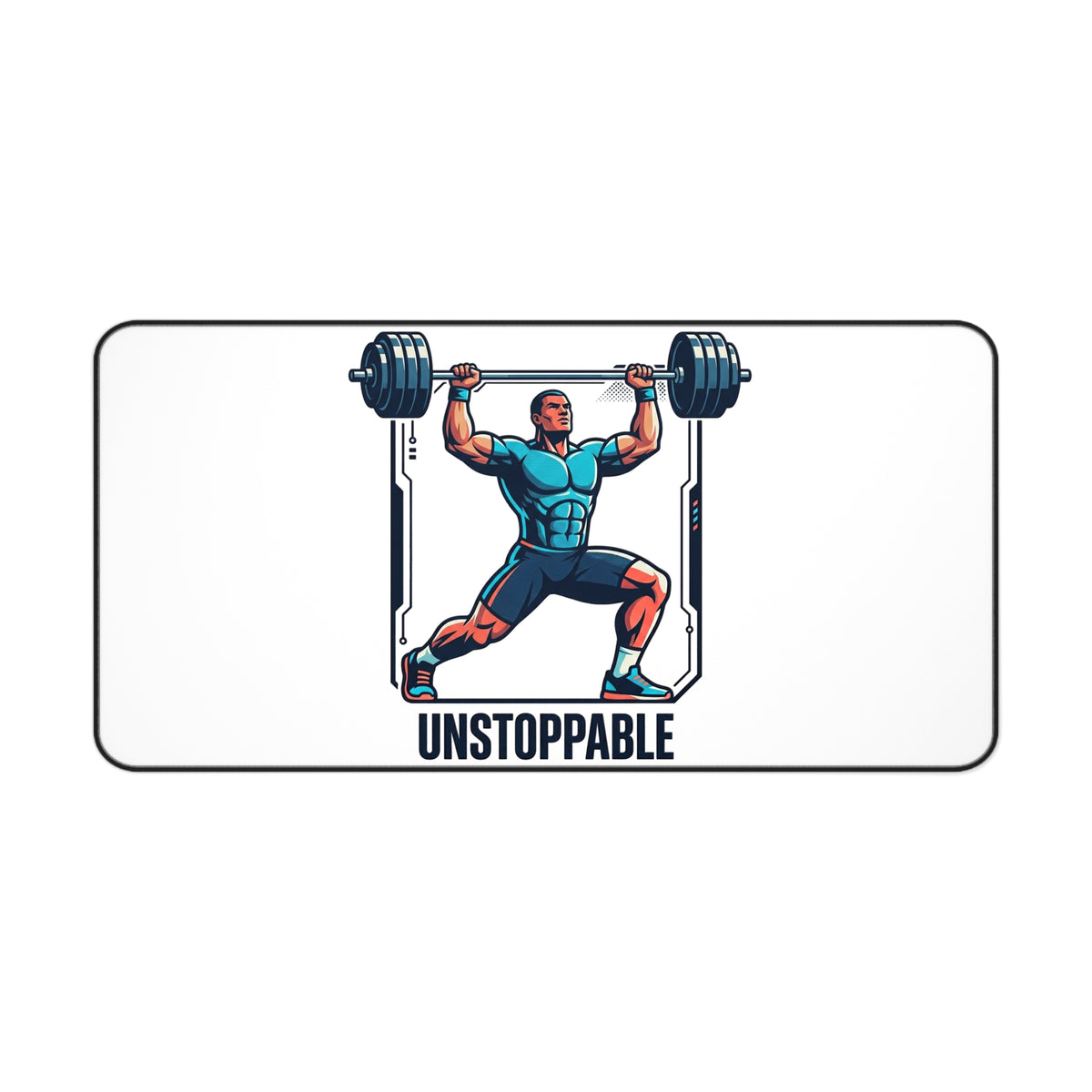 UNSTOPPABLE Weightlifter Desk Mat — Motivational Gym