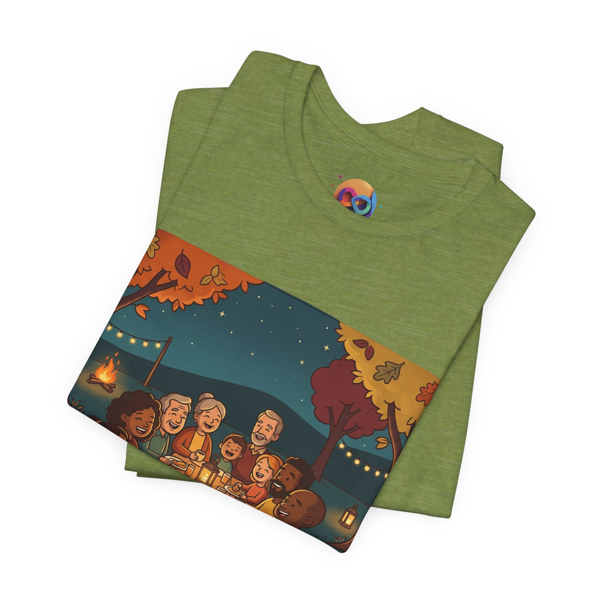 Gather Together T‑Shirt — Cozy Autumn Family Dinner Tee
