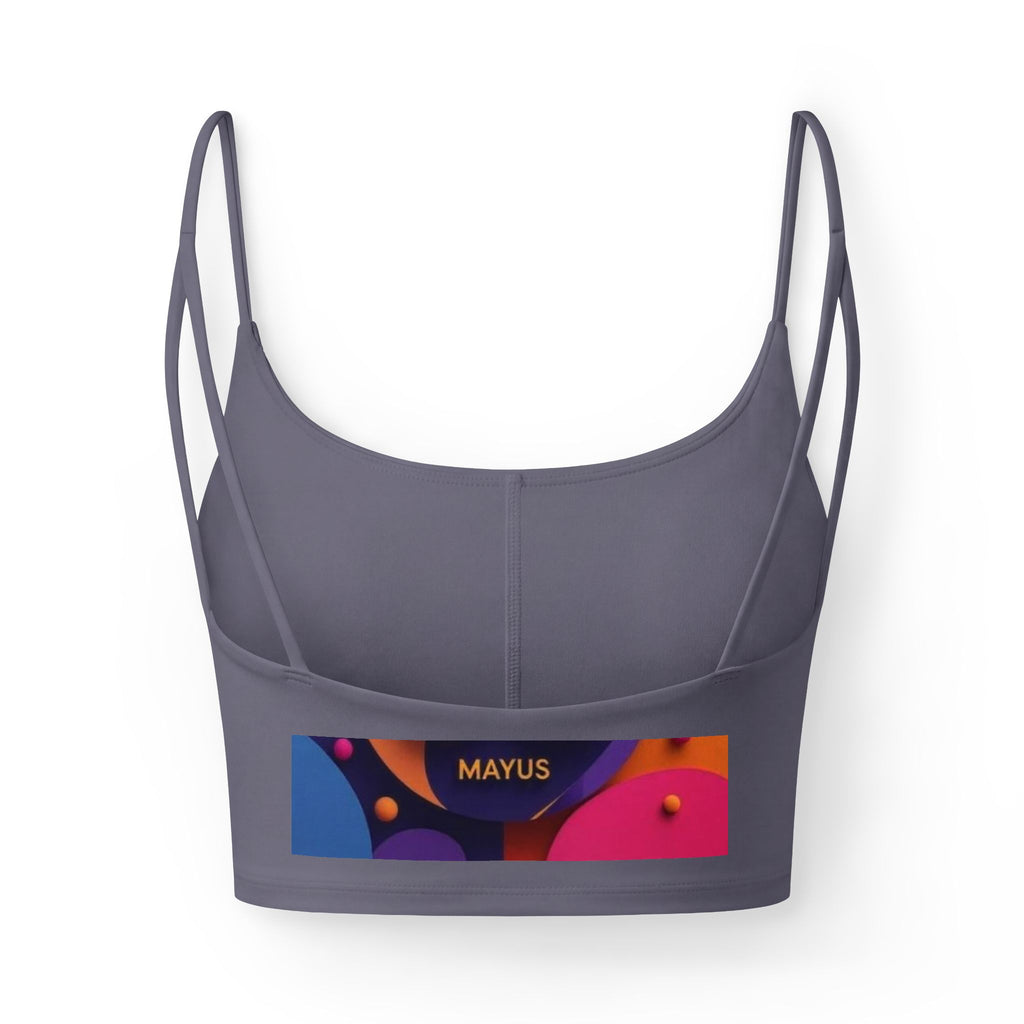 MAYUS LUXES Strappy Crop Bra — Seamless Everyday Support