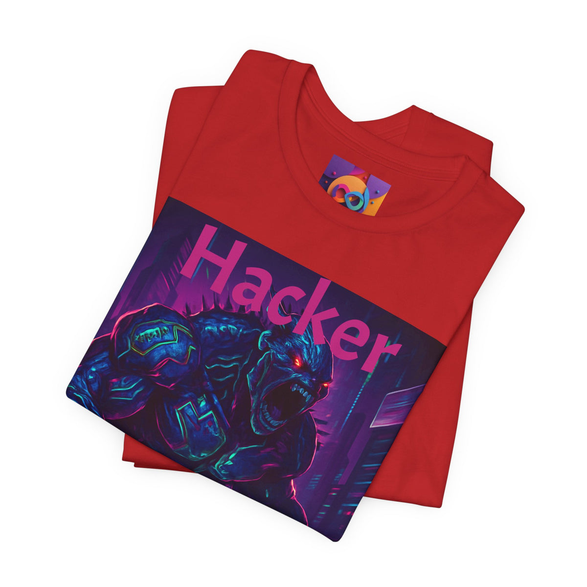 Monster Graphic Tee — '06/28/1971.' Dark Creature Illustration